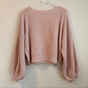 Balloon Sleeve Sweater